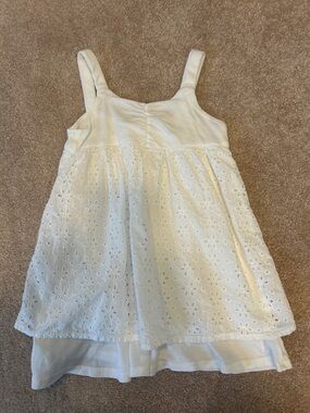 Ella Moss White Eyelet Sundress